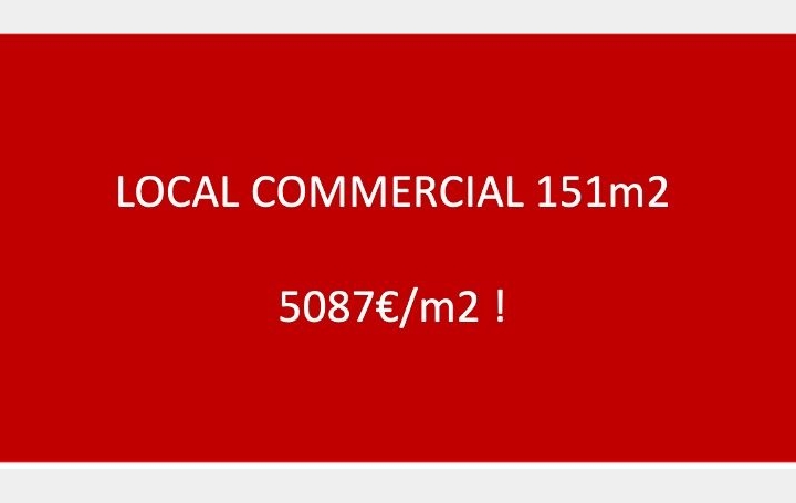 Local commercial   ISSY-LES-MOULINEAUX  151 m2 770 000 € 